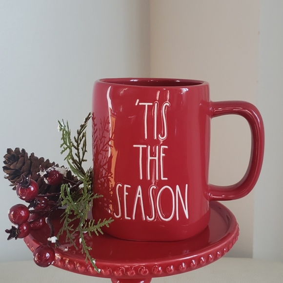 Rae Dunn Other - New Rae Dunn Tis The Season Red Mug
